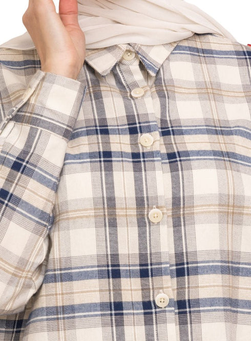 Design 14 Checkered O - V Shirt - Khotwh